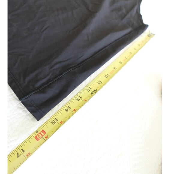 Athleta Black Racer Back Tank top and a Lululemon Gray/Brown Crop T shirt top - Picture 5 of 12